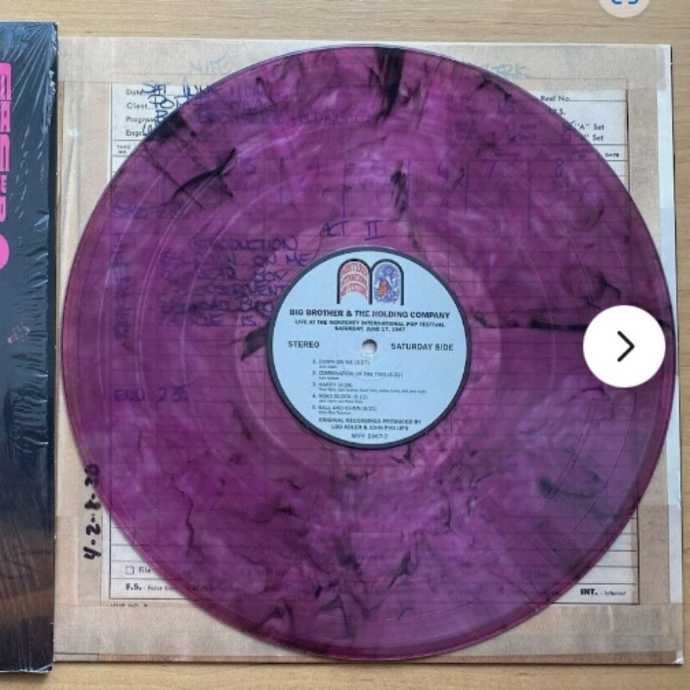 Big Brother & The Holding Company (feat. Janis Joplin) Combination Of The Two LP